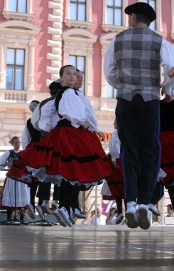 Halk grupları gero axular İspanya Bask ulusal kostüm üyeleri