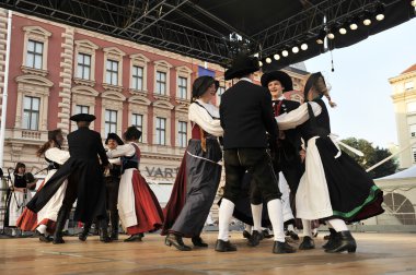 Halk grupları schwabischer albverein Alman ulusal kostüm üyeleri