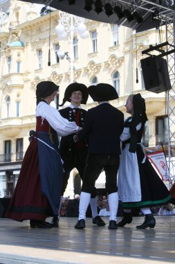 Halk grupları schwabischer albverein Alman ulusal kostüm üyeleri