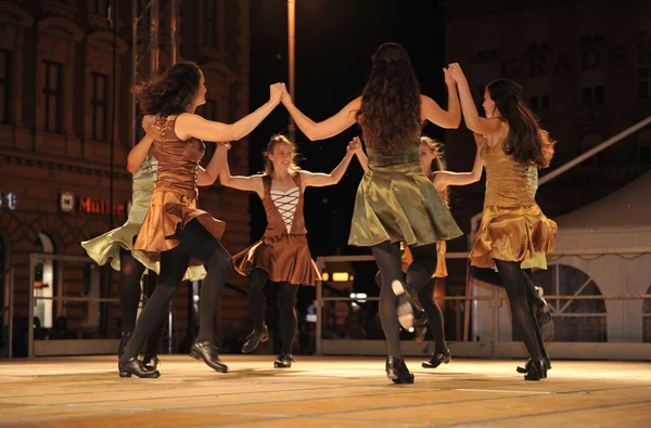 Membres des groupes folkloriques O'Shea-Ryan Irish Dancers from Australia — Photo