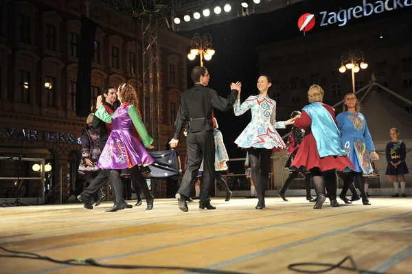 Membres des groupes folkloriques O'Shea-Ryan Irish Dancers from Australia — Photo