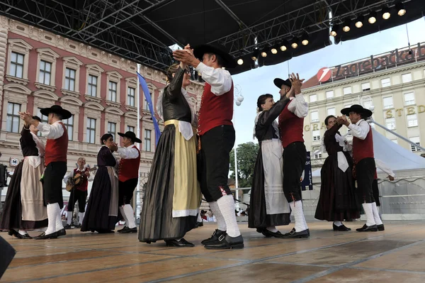 Members of folk groups Santa Gorizia from Italy — Stock Photo, Image