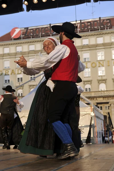 Members of folk groups Triglav from Slovenia — Stock Photo, Image