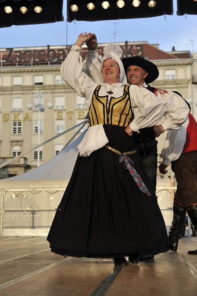 Members of folk groups Triglav from Slovenia — Stock Photo, Image