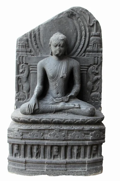 Buddha i bhumisparsha mudra — Stockfoto