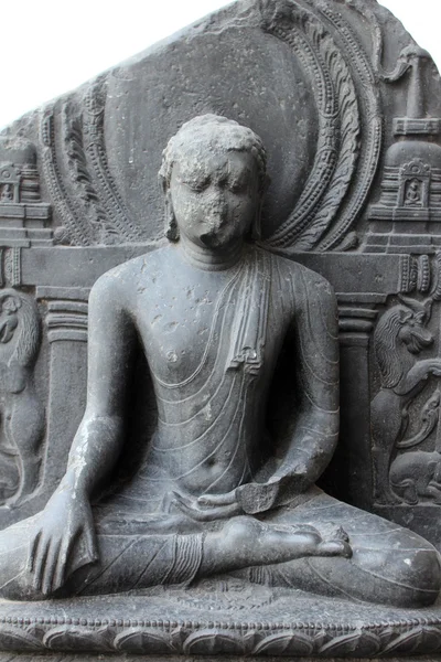 Buda bhumisparsha mudra olarak — Stok fotoğraf