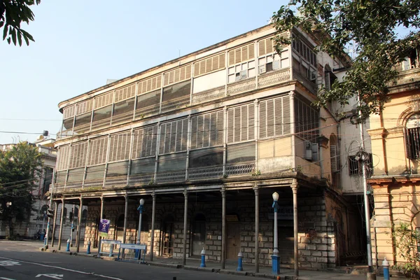 Esquina de Government Place y Wellesley Place, Kolkata, India —  Fotos de Stock