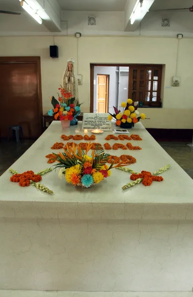 Tomba di Madre Teresa a Calcutta, Bengala Occidentale, India — Foto Stock