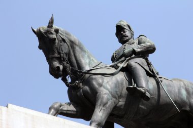 Edwards VII rex Imperator heykeli, victoria memorial hall, Kalküta, Hindistan Güney girişi