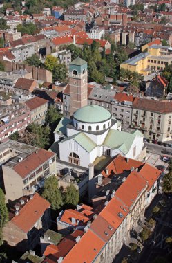 Kilise aziz blaisen, zagreb, Hırvatistan.