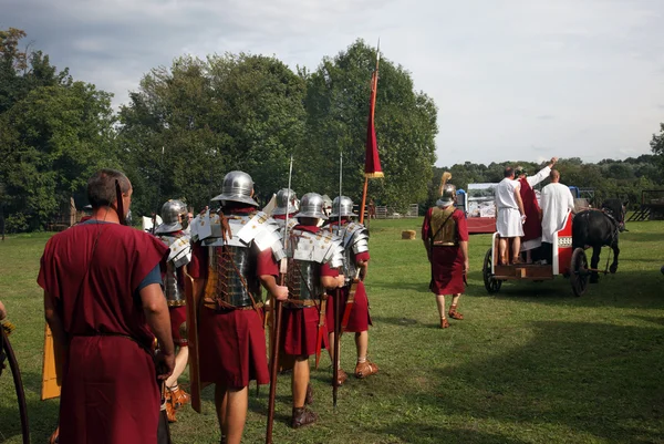 In Andautonija, ancient Roman settlement near Zagreb held Dionysus festivities — Stock Photo, Image