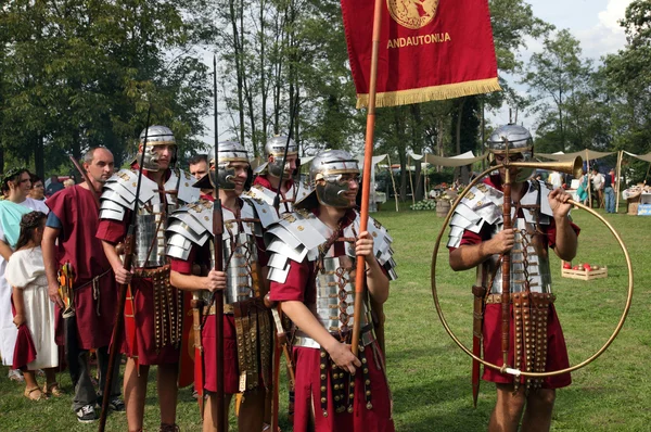 Feste di Dioniso ad Andautonija, antico insediamento romano vicino a Zagabria — Foto Stock