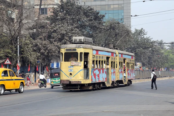 Kolkata tramwaj — Zdjęcie stockowe