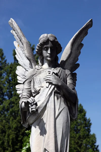 在 mirogoj 公墓，萨格勒布克罗地亚的天使 — 图库照片