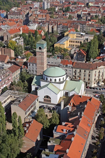 Kerk van saint-blaise in zagreb, Kroatië. — Stockfoto