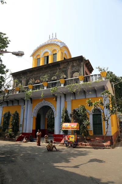 Sree sree chanua probhu ναός στην Καλκούτα, Δυτική Βεγγάλη, Ινδία — Φωτογραφία Αρχείου