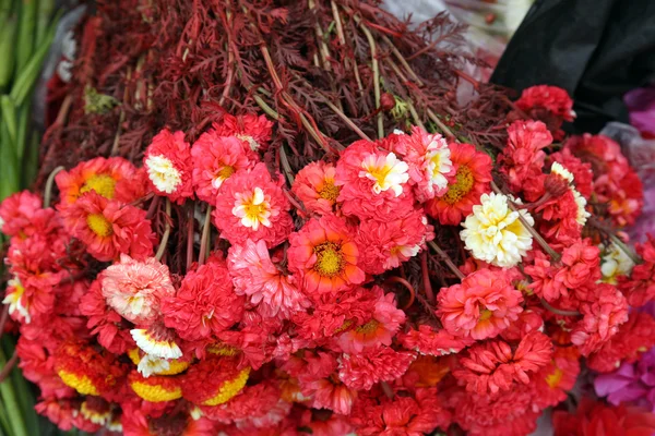 Flower market, Kolkata, India — Stock Photo, Image