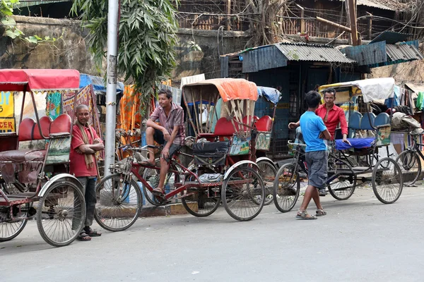 Rickshaw förare — Stockfoto