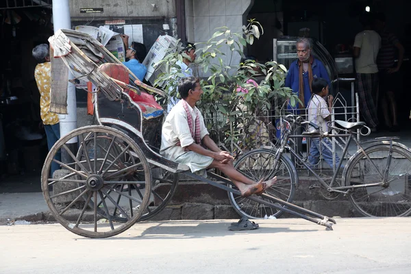 Rickshaw driver — Stock Photo, Image