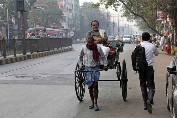 Rickshaw förare — Stockfoto