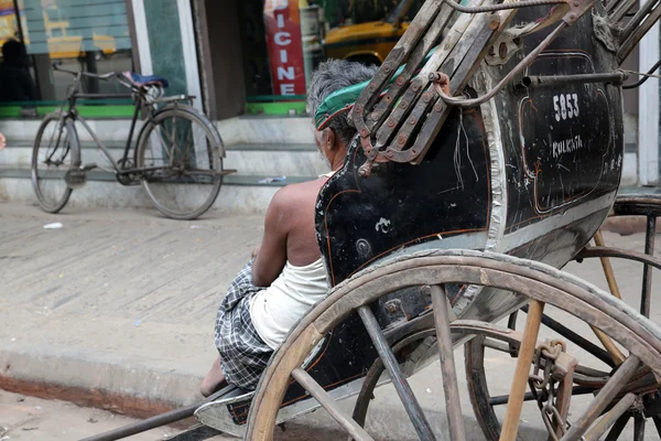 Conductor de Rickshaw — Foto de Stock