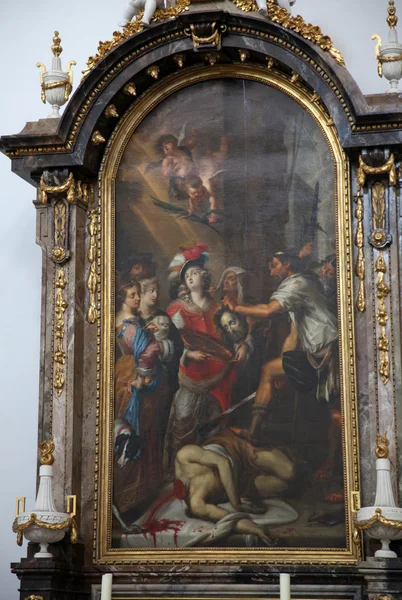 De onthoofding van Sint-Jan de Doper — Stockfoto