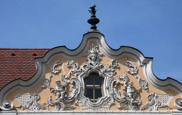 Casa de Falcão em Wurzburg, Alemania — Fotografia de Stock