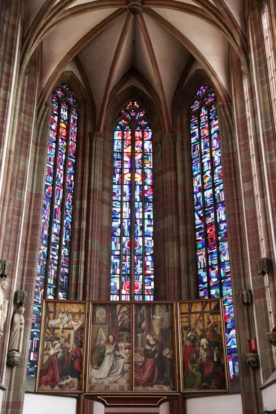 Église de notre Dame à Würzburg — Stockfoto