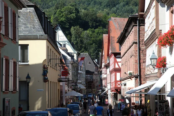 Casa antigua de entramado de madera en Miltenberg, Alemania —  Fotos de Stock