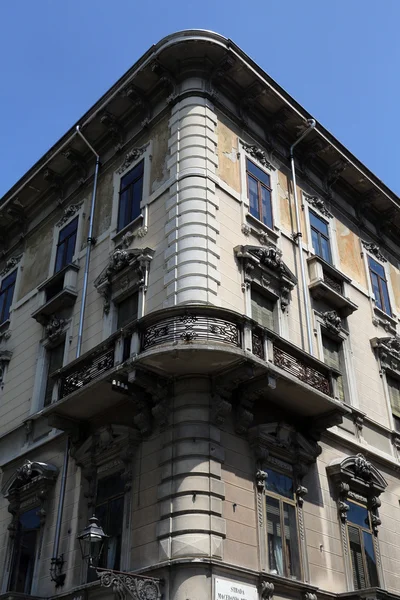 Haus an der via garibaldi straße in parma, italien — Stockfoto