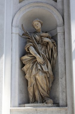 Saint lucia, Mermer heykel. Kilise St. lucia. Parma. İtalya