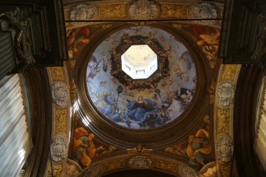 saint lucia Kilisesi, parma, İtalya bir kubbe fresco