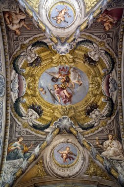 saint lucia Kilisesi, parma, İtalya bir kubbe fresco
