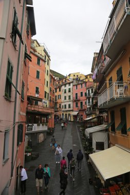 Riomaggiore, biri cinque terre köyleri, İtalya