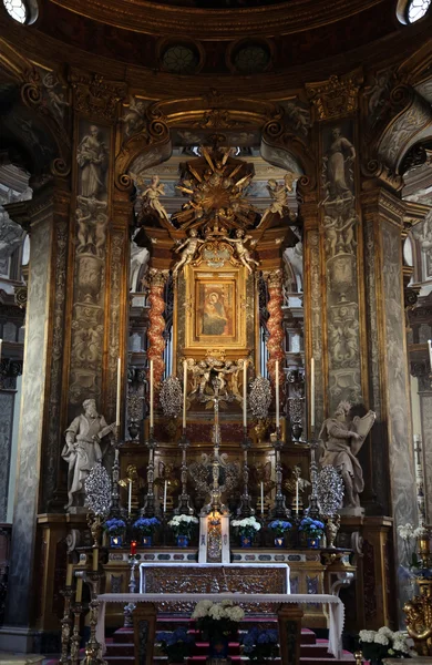 Sunakta basilica santa maria della steccata, parma, İtalya — Stok fotoğraf