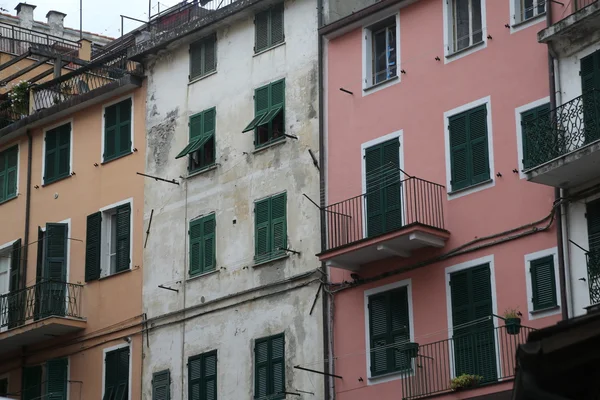 Riomaggiore Uno Los Pueblos Cinque Terre Patrimonio Humanidad Por Unesco — Foto de Stock