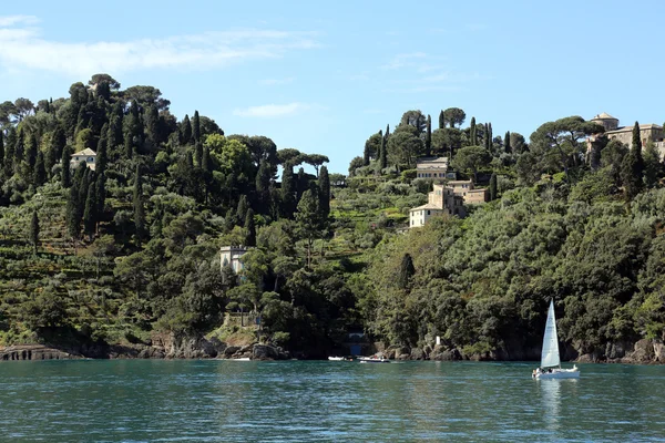 Das Berühmte Portofino Dorf Genua Ligurien Italien — Stockfoto