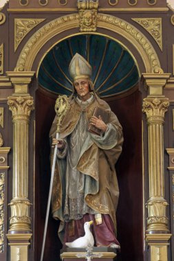 Saint Martin, Hırvatistan 'ın Breznicki Hum kentindeki St. Martin Kilisesi' nin ana mihrabı