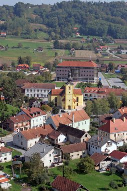 Hırvatistan 'ın Zlatar kentinde Bakire Meryem Varsayımı Kilisesi