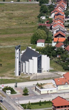 Hırvatistan 'ın Velika Gorica kentindeki Aziz Peter ve Paul Kilisesi