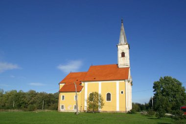 Hırvatistan 'ın Zazina kentinde Aziz Nicholas ve Vitus Kilisesi