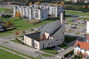 Hırvatistan 'ın Velika Gorica kentindeki Kutsanmış Aloysius Stepinac Kilisesi