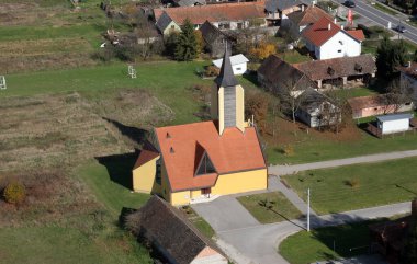 Hırvatistan 'ın Busevec kentinde Aziz Yahya Kilisesi