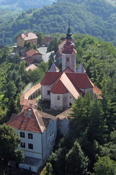 Chiesa Parrocchiale Della Visitazione Della Vergine Maria Vinagora Croazia — Foto Stock