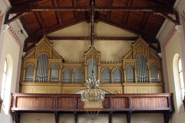 Organ Church Maurus Abbot Bosiljevo Horvátország — Stock Fotó