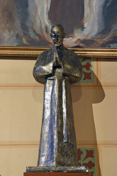 Beato Aloysius Stepinac Estatua Iglesia Parroquial Anunciación Virgen María Velika — Foto de Stock