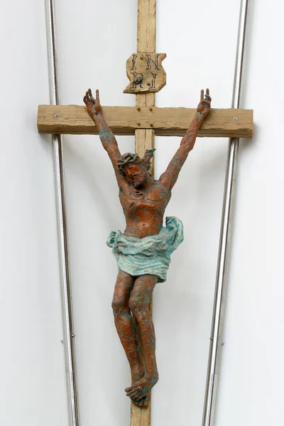 Kruzifix Der Pfarrkirche Des Seligen Aloysius Stepinac Velika Gorica Kroatien — Stockfoto