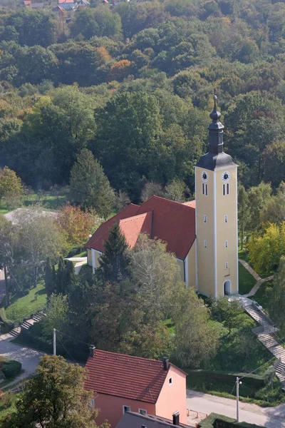 Iglesia Del Santo Brice Tours Brckovljani Croacia — Foto de Stock