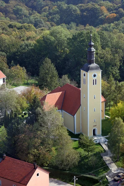 Kościół Bryce Tours Brckovljani Chorwacja — Zdjęcie stockowe