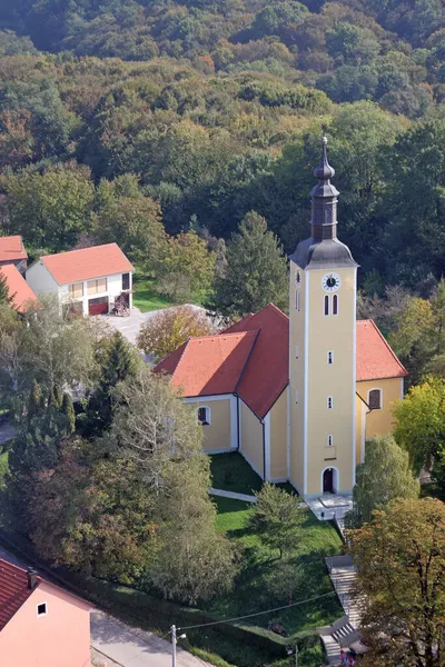 克罗地亚布尔科夫利亚尼的圣布赖斯教堂 — 图库照片
